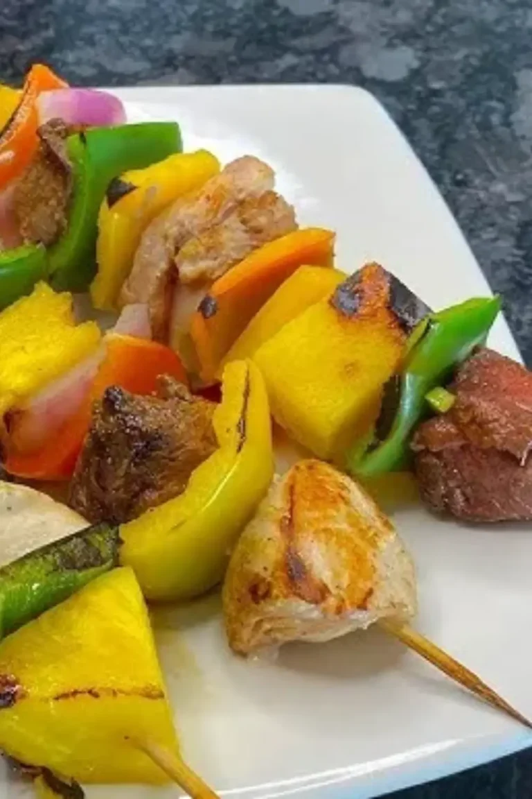 Grillspett med Kyckling och Butifarra
